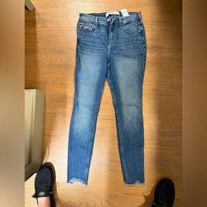 Hollister Blue Skinny Jeans with Tapered Fit